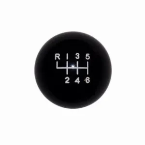 1-7/8" Black New 6 Speed Shift Knob