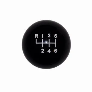 1-7/8" Black New 6 Speed Shift Knob