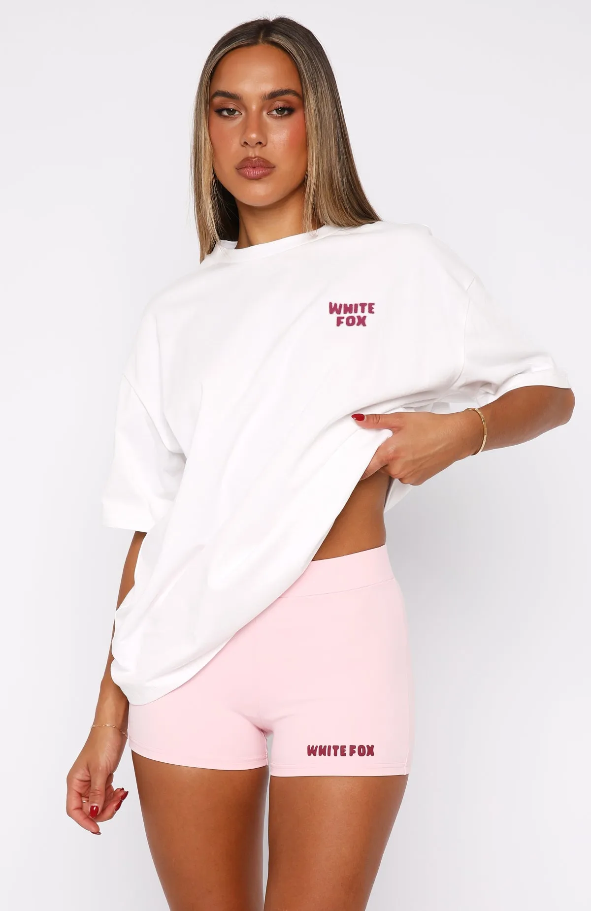 Parka Breezy Layer Fit 11th Street City Girl At Heart Bike Shorts Strawberry Whip