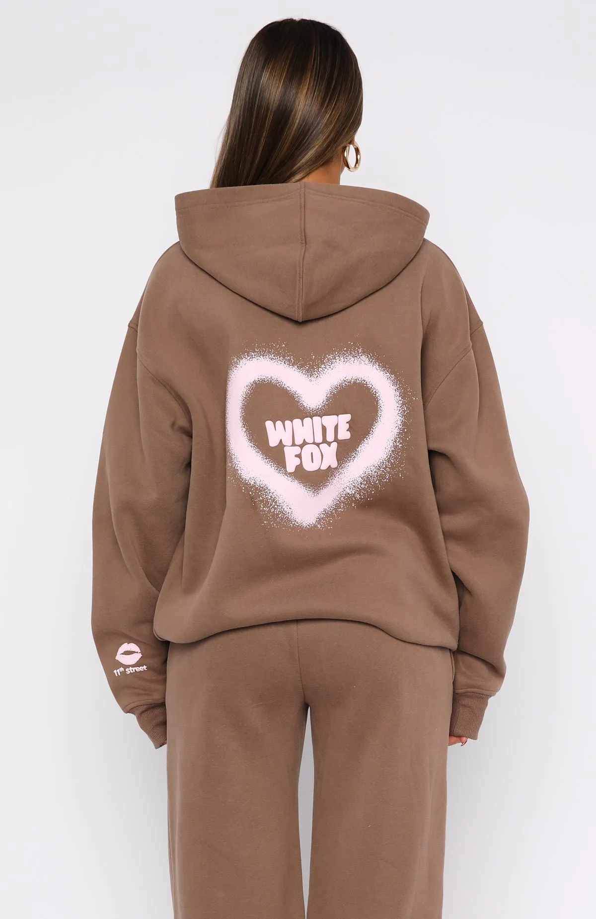 Cool Layer Trendy pick 11th Street City Girl At Heart Oversized Hoodie Cinnamon Bun