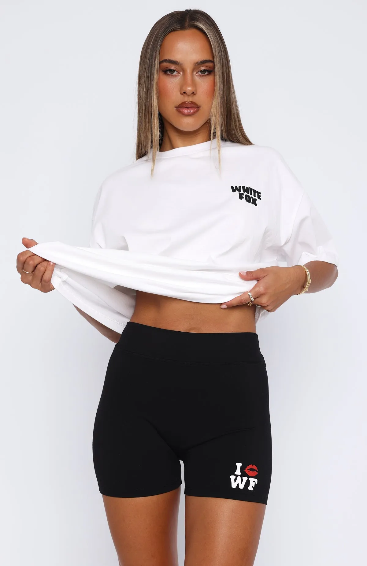 11th Street City Of Dreams Bike Shorts Licorice Smooth Flatlock Seams Belt loops