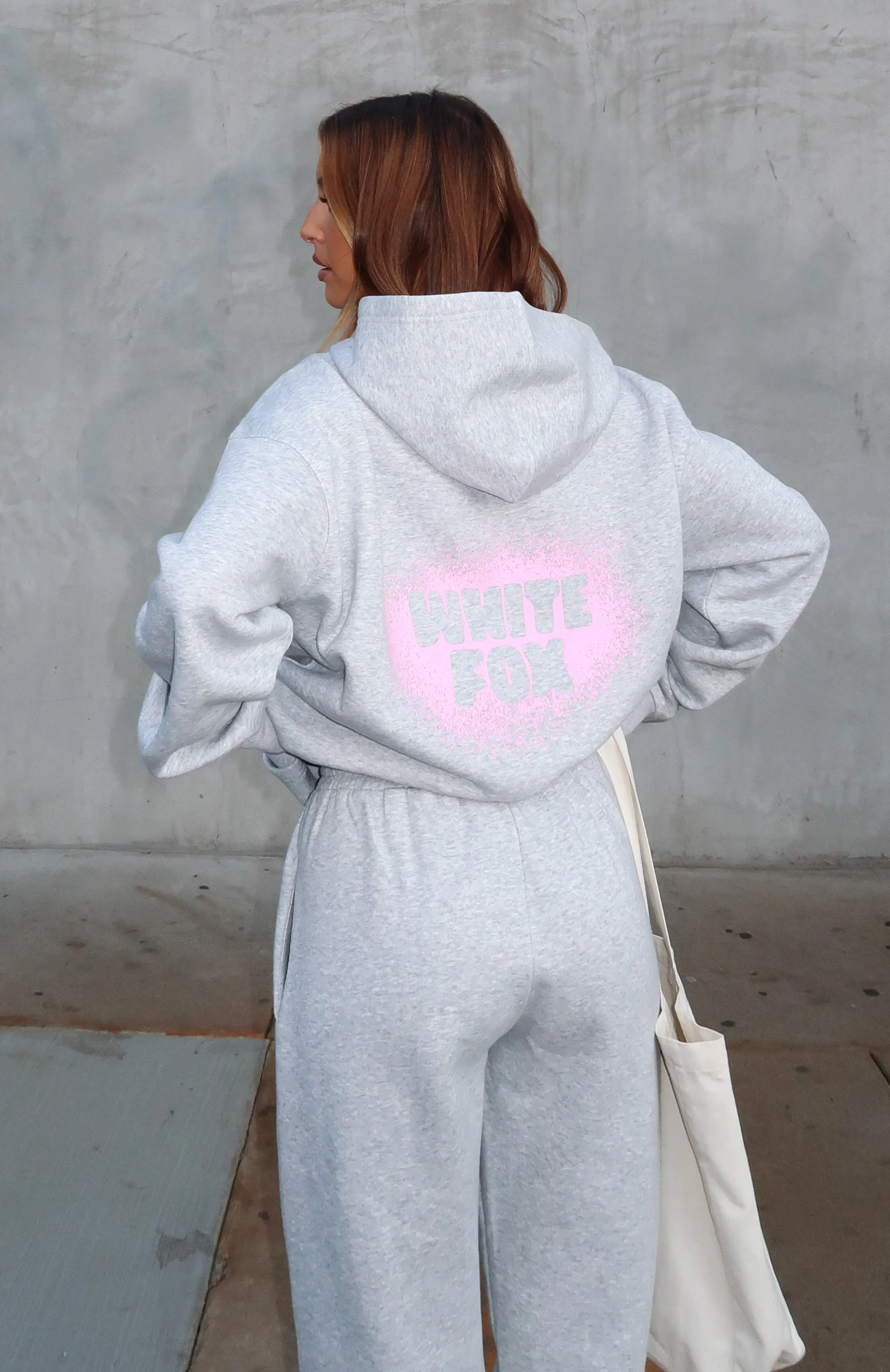11th Street Keeping It Real Oversized Hoodie Jelly Bean Organic Cotton