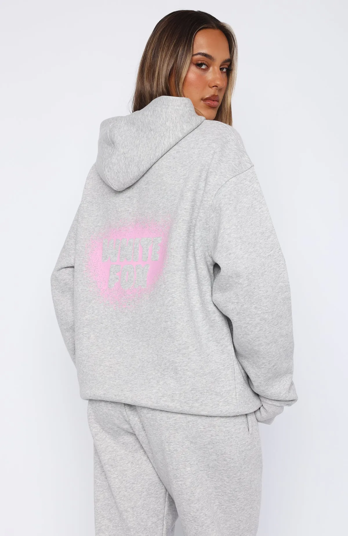 Cozy Fleece Outdoor Comforted 11th Street Keeping It Real Oversized Hoodie Jelly Bean