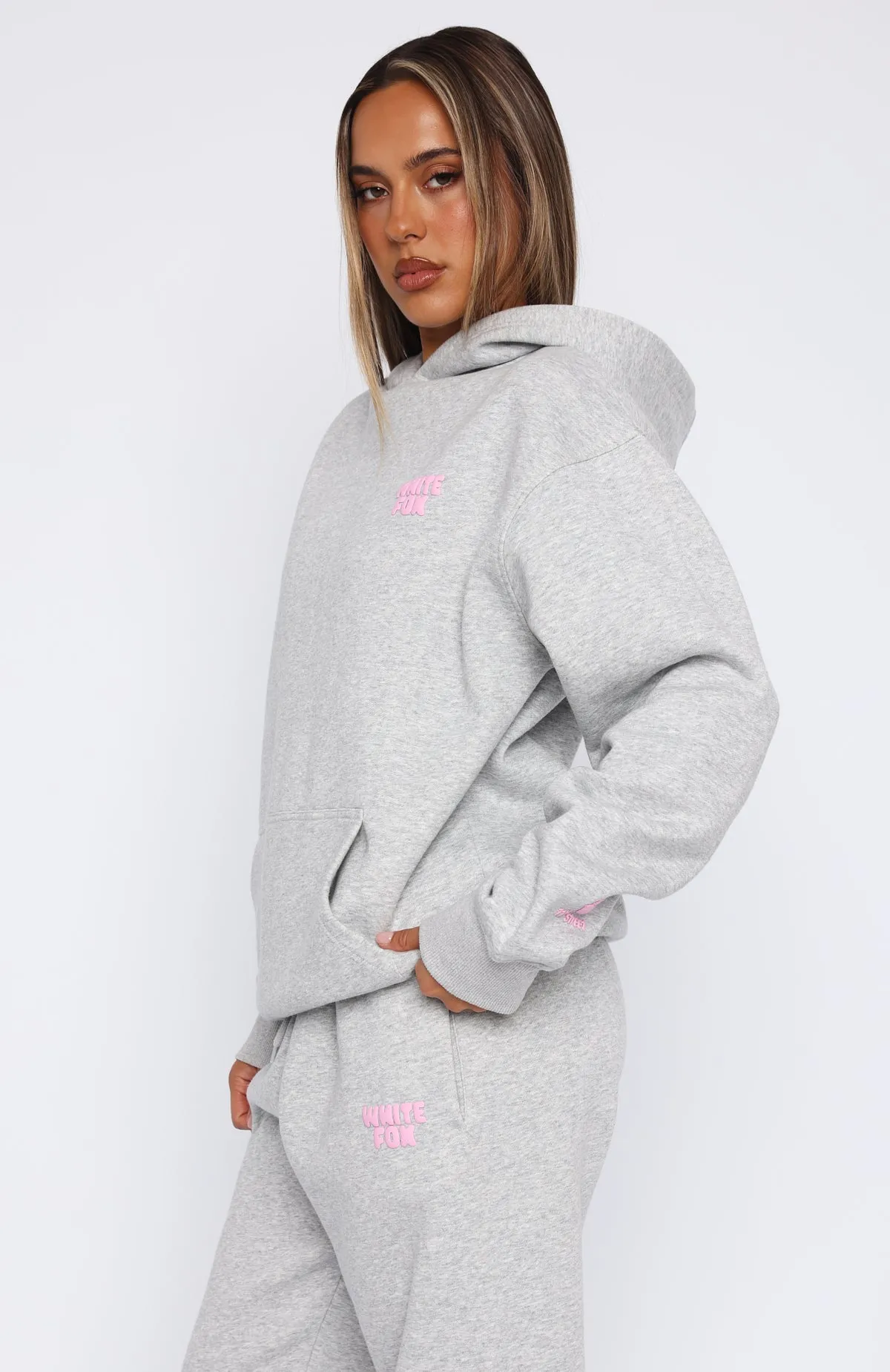 11th Street Keeping It Real Oversized Hoodie Jelly Bean Polished Feel