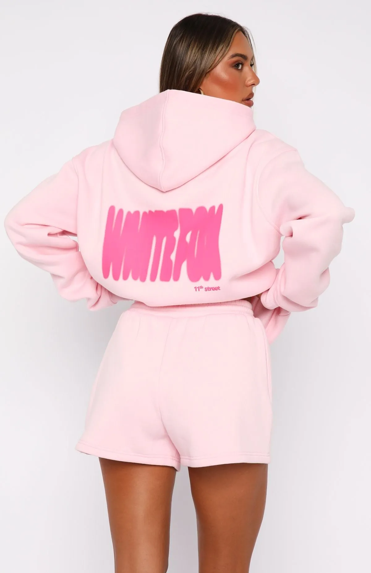 MachineWashable Seasonal Comfort 11th Street New York Or Nowhere Lounge Shorts Pink Sugar