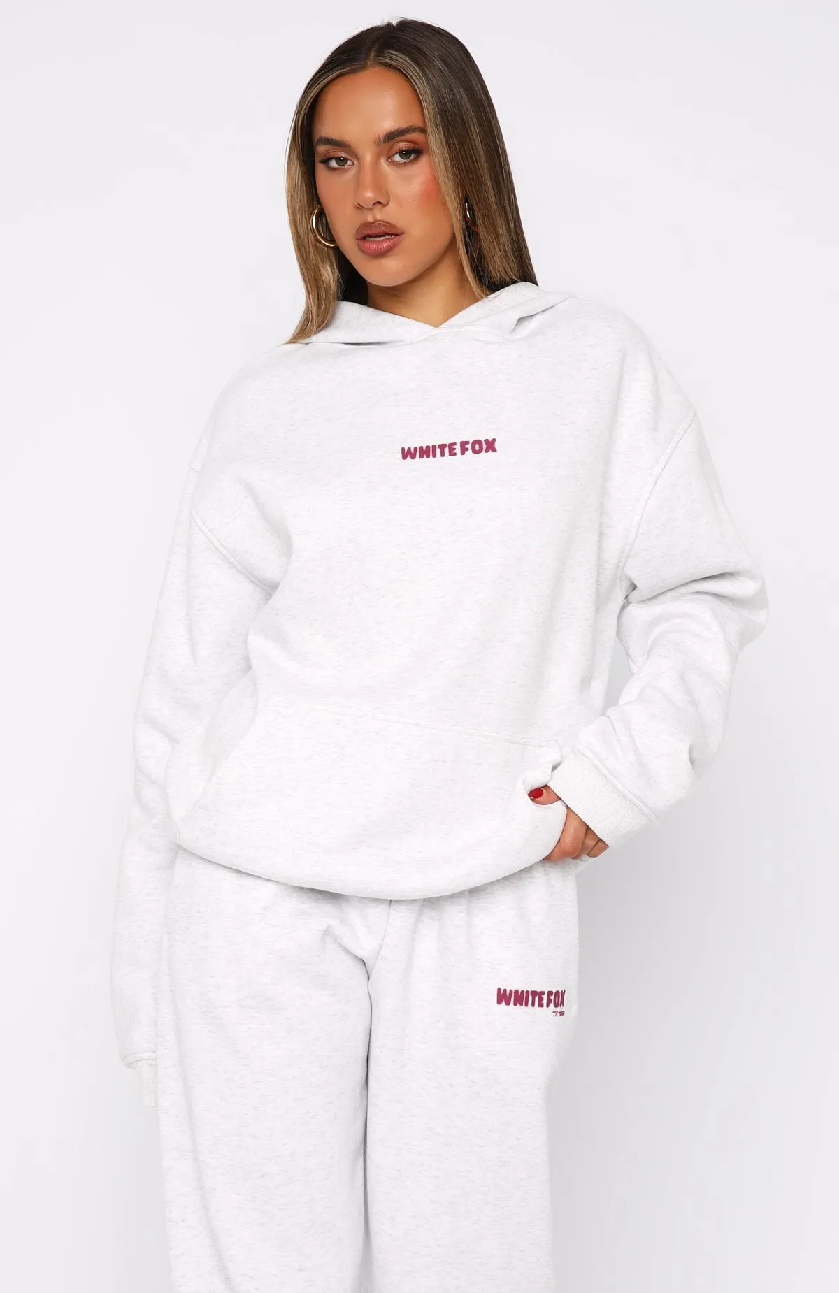 11th Street New York Or Nowhere Oversized Hoodie Berry Blast Minimal Fashion