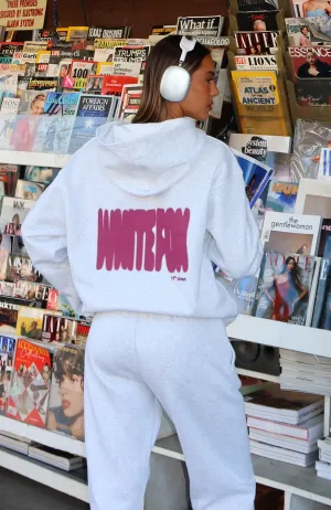 Seasonal Fit Soft Piece 11th Street New York Or Nowhere Oversized Hoodie Berry Blast