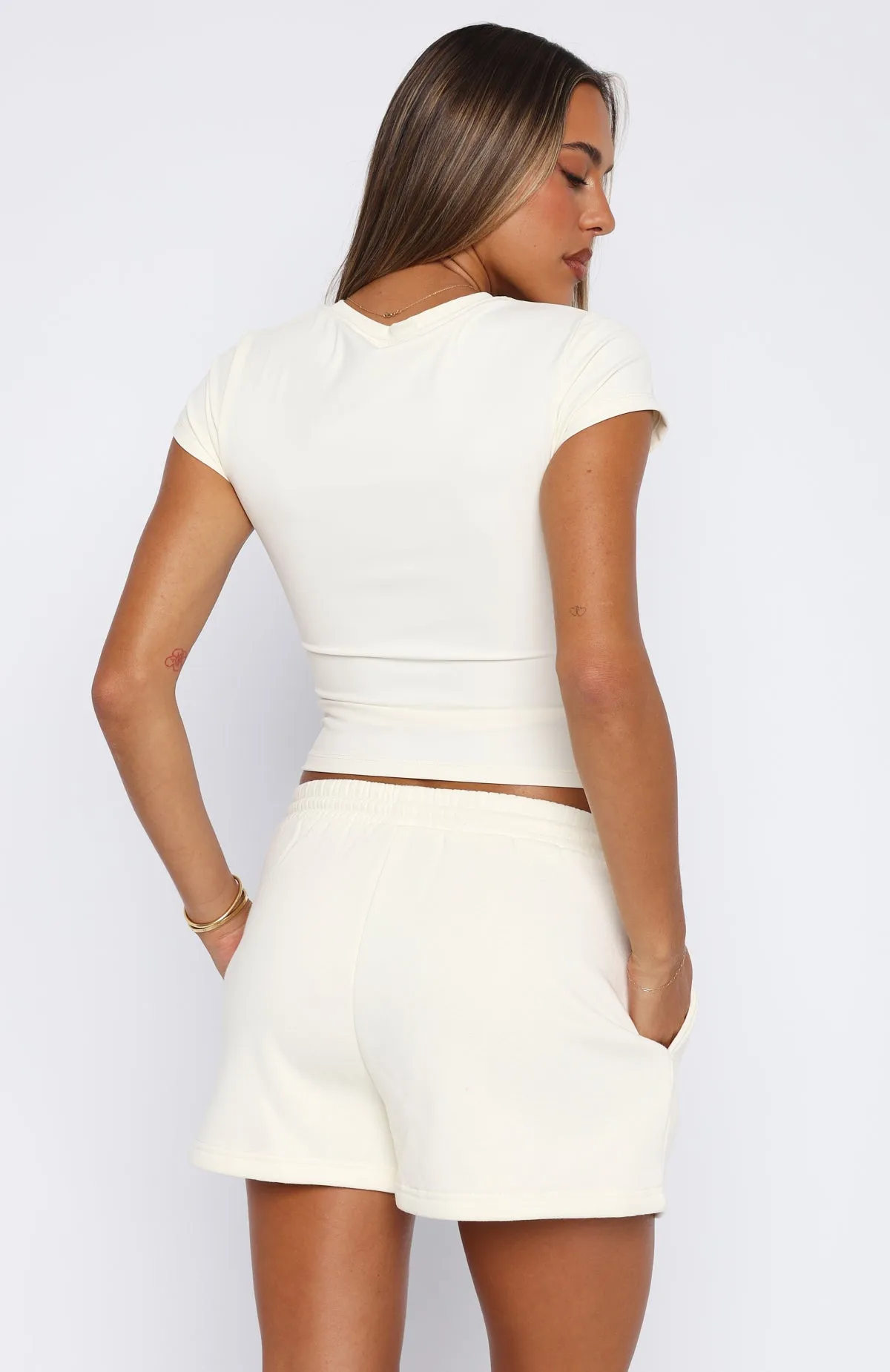 Gradient Colorfast Dye Cozy Design 11th Street Sweet Kisses Lounge Shorts Cake Batter