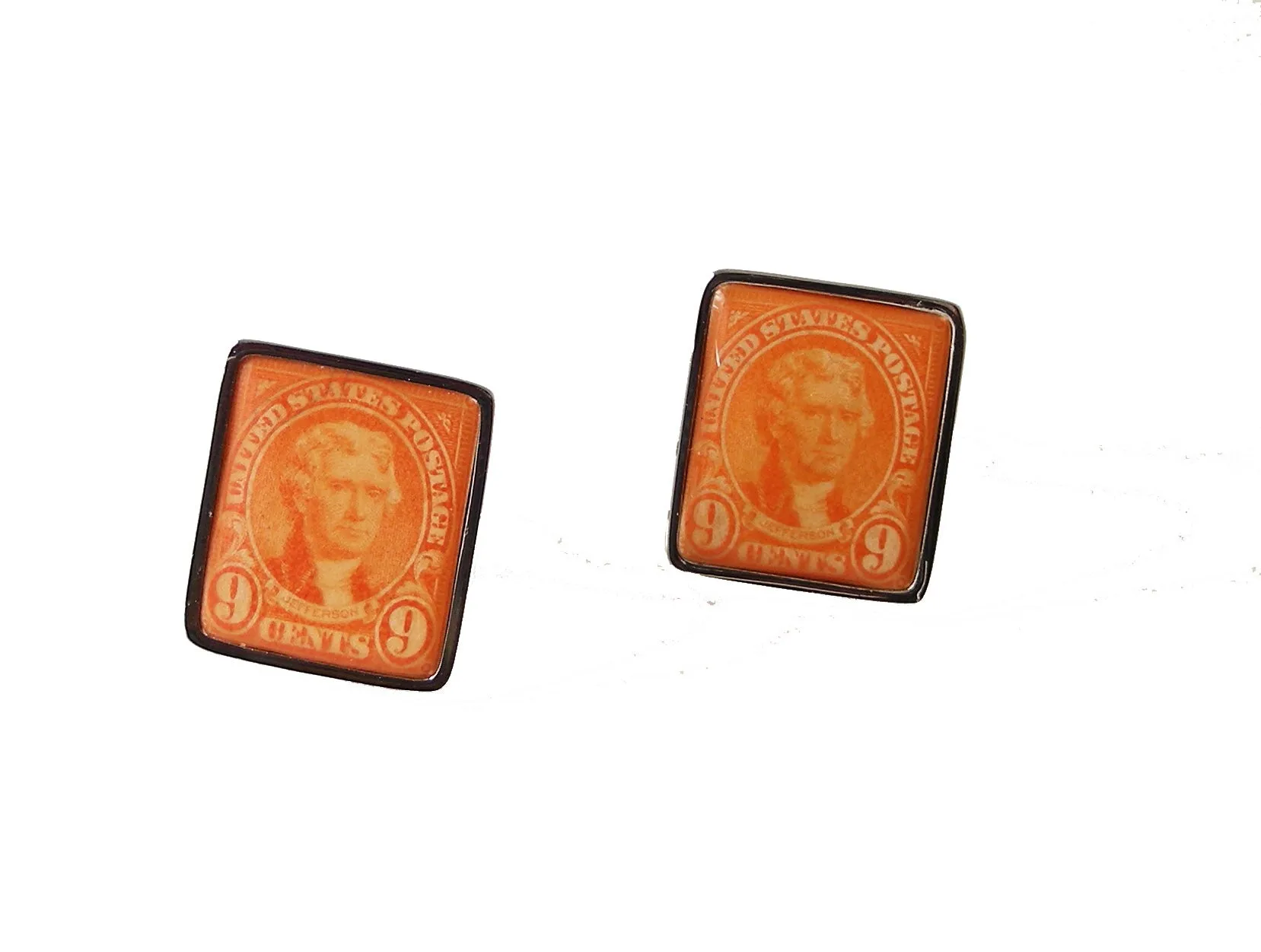 1927 THOMAS JEFFERSON POSTAGE STAMP CUFFLINKS