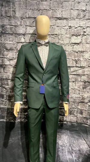 2 Pc Giorgio Fiorelli Suit - Hunter Green