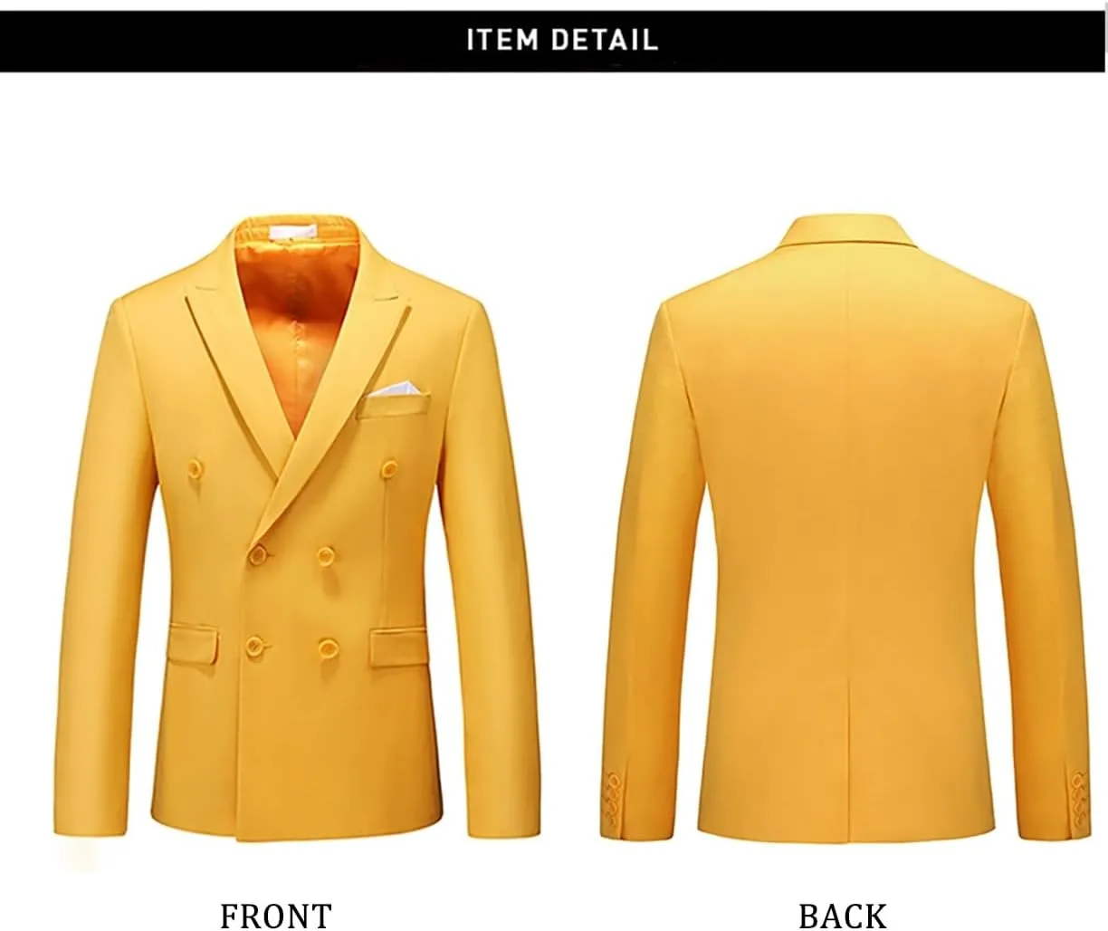 2 Piece Double Breasted Suit Men Slim Fit Mens Double Breasted Blazer Pants Sets Wedding Prom Homecoming Suit