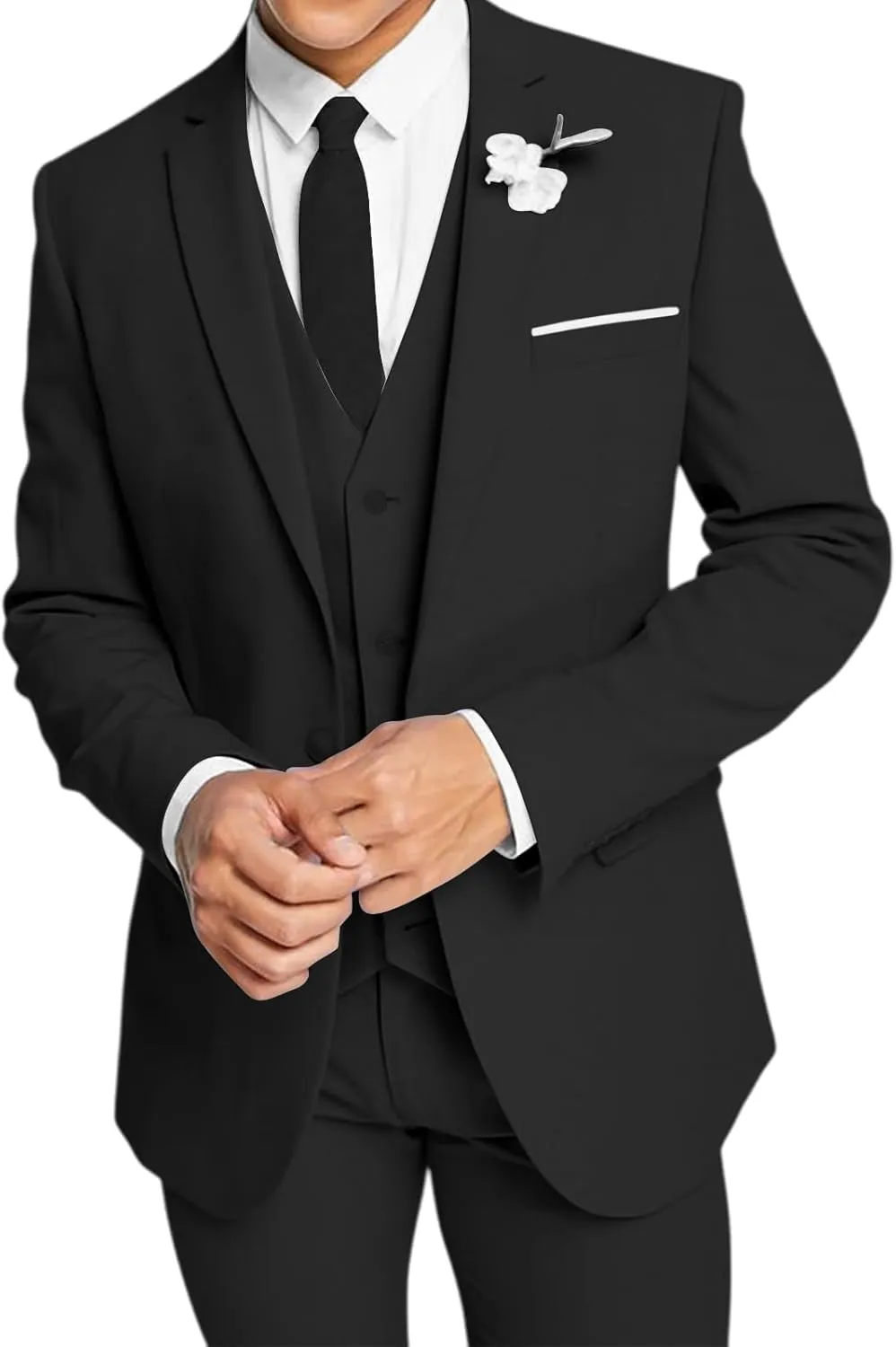 3 Piece Men Suit Slim Fit Classic Suit Men Groom Formal Wedding Prom Party Business Tuxedo Suits