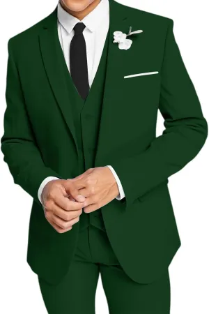 3 Piece Men Suit Slim Fit Classic Suit Men Groom Formal Wedding Prom Party Business Tuxedo Suits