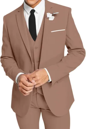 3 Piece Men Suit Slim Fit Classic Suit Men Groom Formal Wedding Prom Party Business Tuxedo Suits