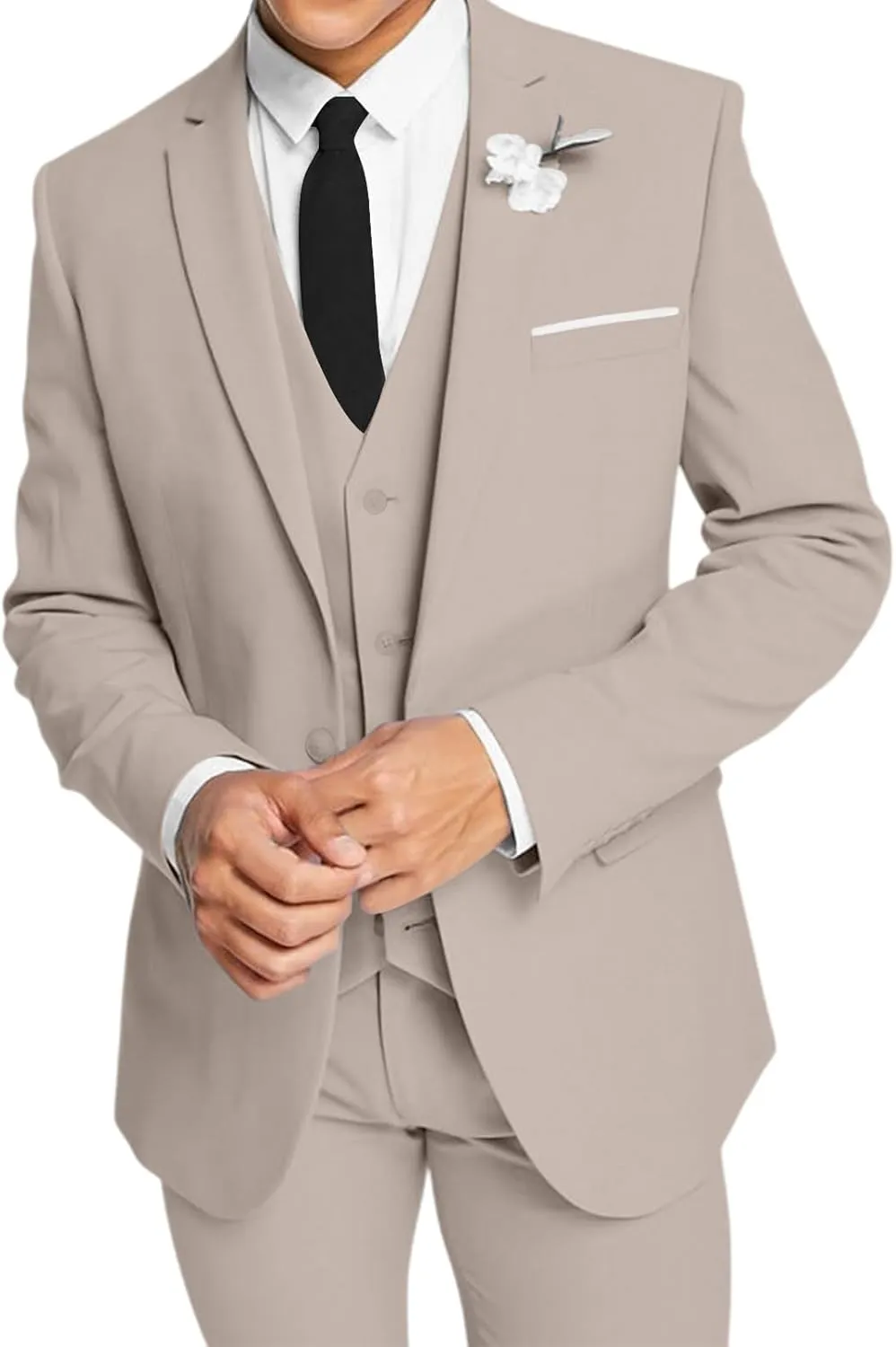 3 Piece Men Suit Slim Fit Classic Suit Men Groom Formal Wedding Prom Party Business Tuxedo Suits