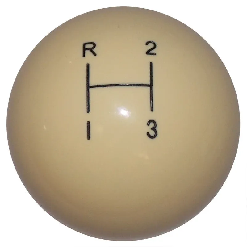 3 Speed Ivory Shift Knob