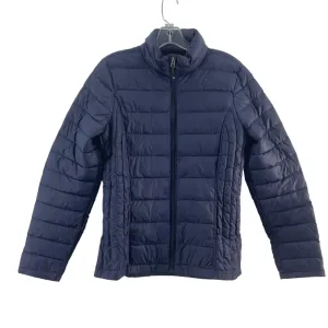 32 Degrees Women's Blue Full Zip Goose Down Puffer Jacket, Nylon M Preowned