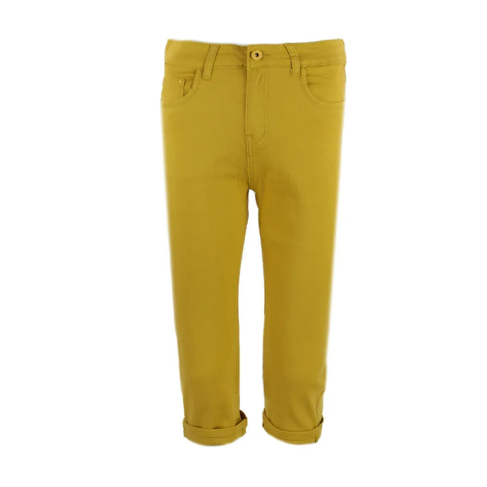 3/4 Length Denim Jeans