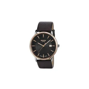 3557-05 - Mens Rose Gold Titanium Watch