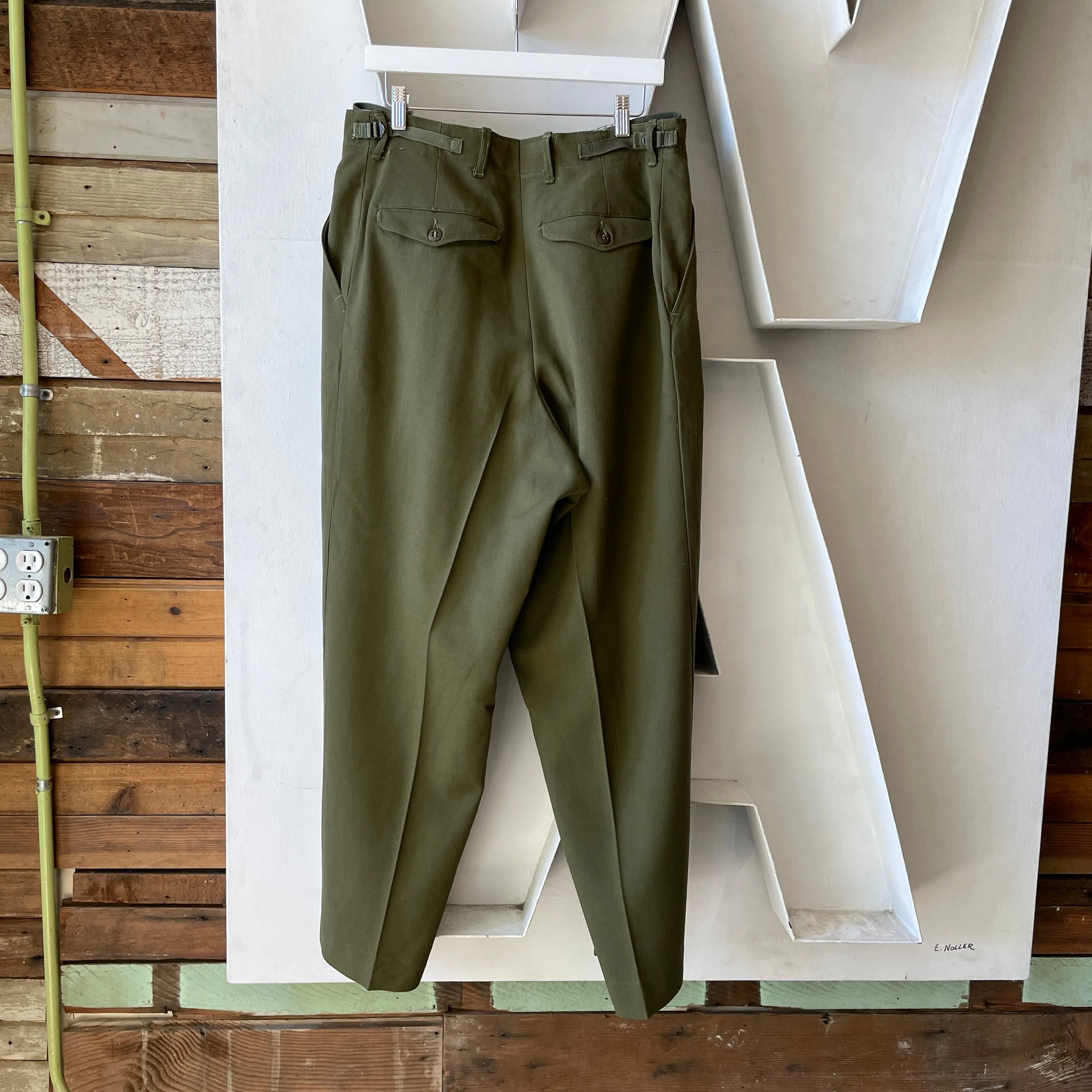 50’s Wool Officers Trousers - 32” x 30”