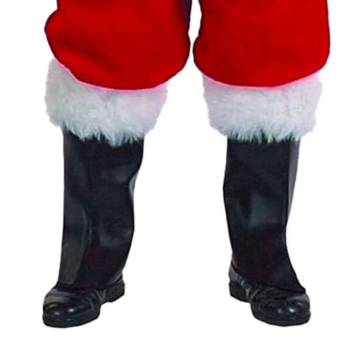 7 Piece Professional Red Plush Santa Suit Adult Costume