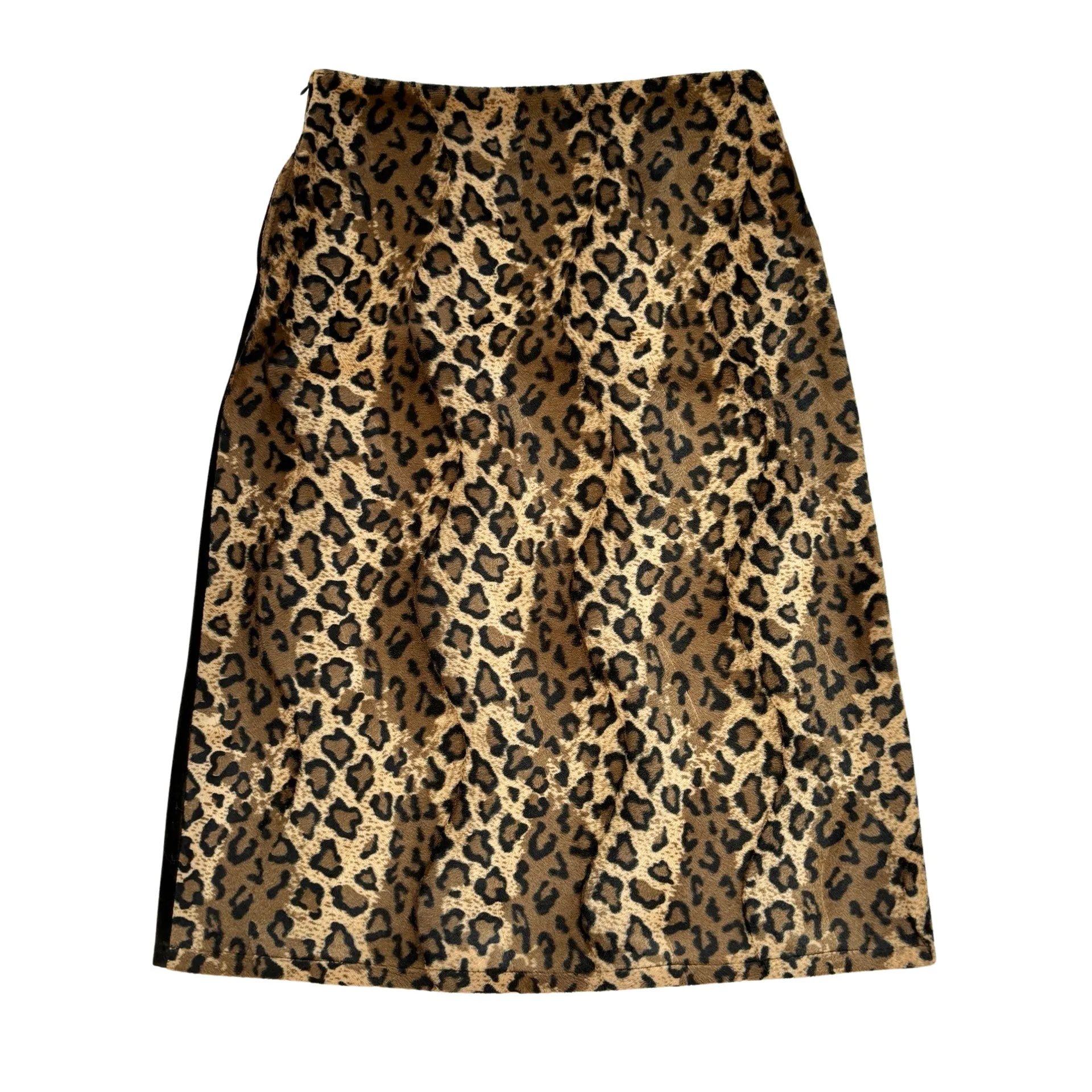 90s Leopard Midi Skirt (XS)