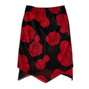 90s Mesh Rose Midi (XS)