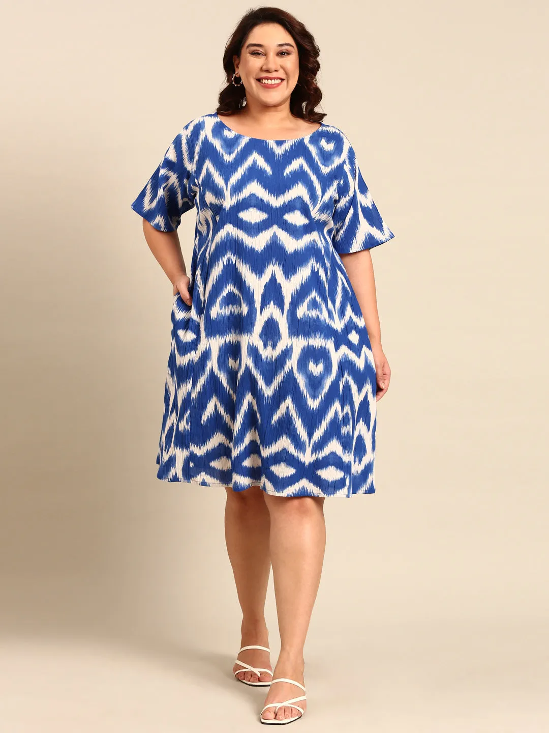 A Line Cotton Dress