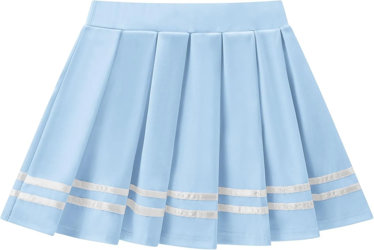ABAFIP Women's Pleated Mini Skirt High Waist A-Line Skater School Cheer Uniform Tennis Short Skirts