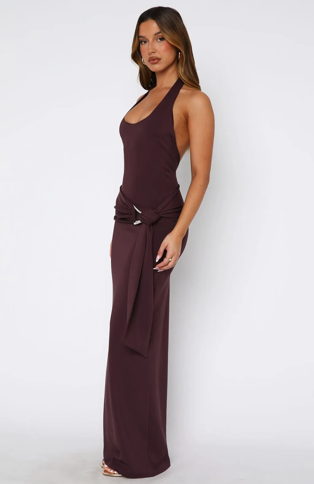 TaglessDesign This Voice Maxi Dress Plum