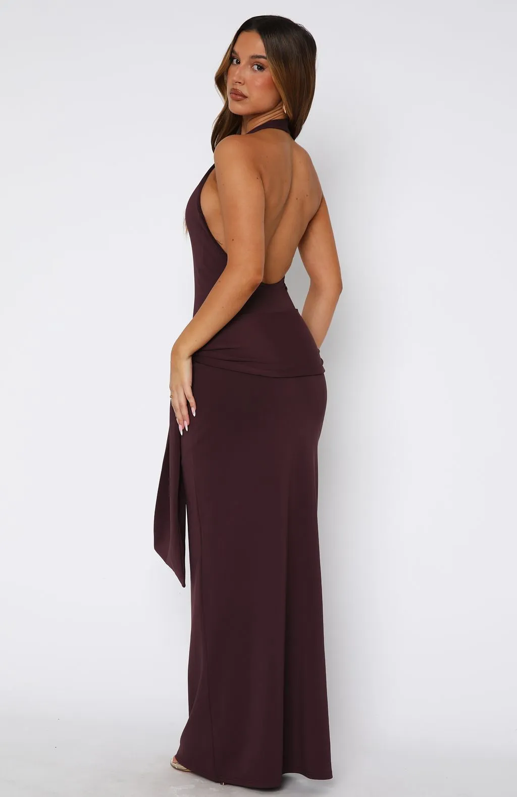 This Voice Maxi Dress Plum QuickDrySystem