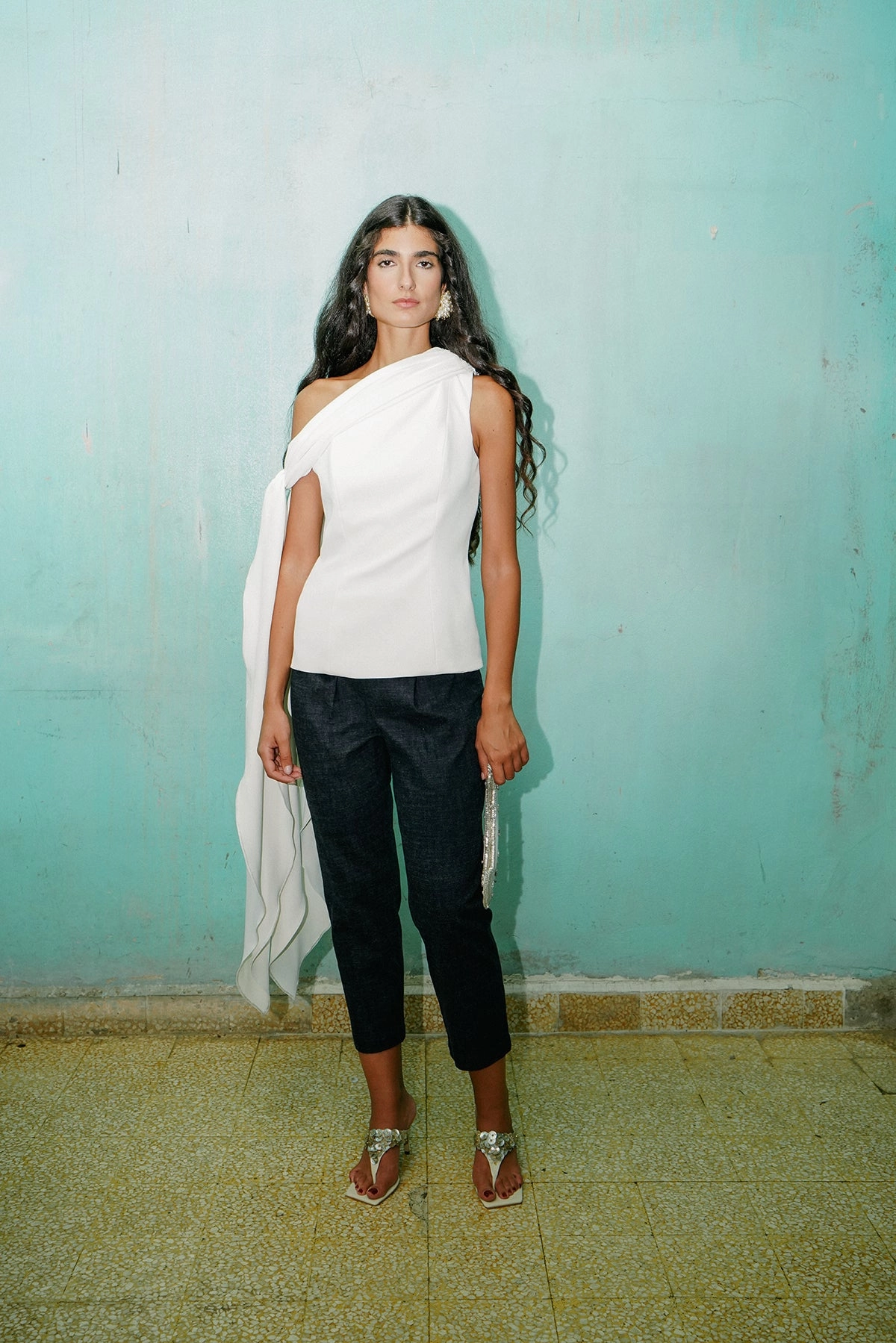 OdorControl YarnDyeStripe Amelia Top