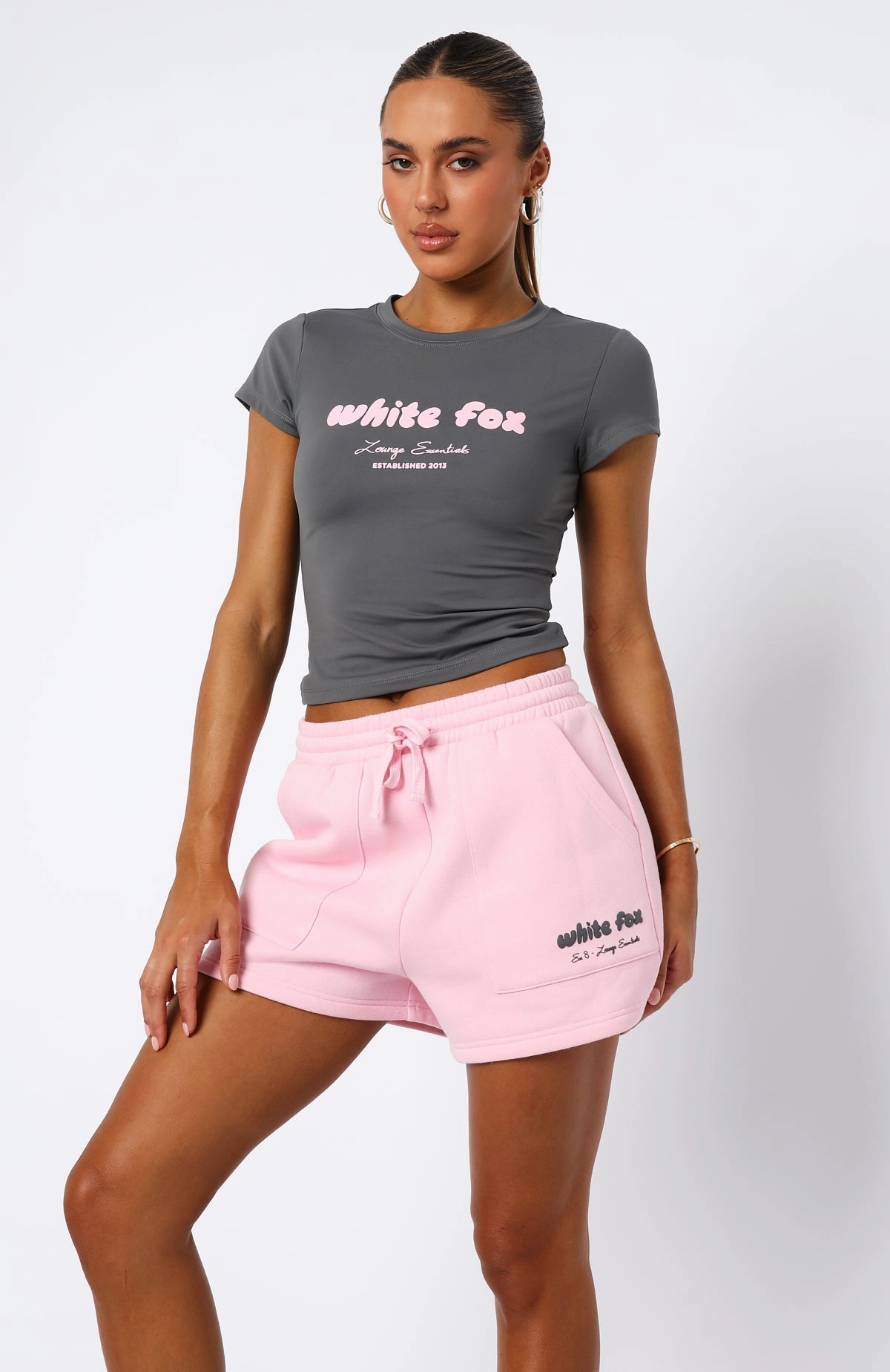 Era 8 Baby Tee Slate Daily Layer Reinforced Hem