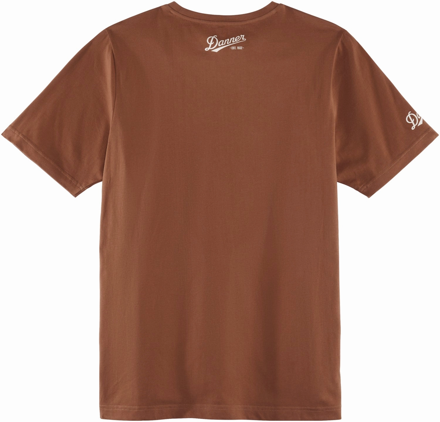 All-Season Comfort Wear Danner Mens Banner Tee Brick Red 100% Cotton S/S T-Shirt