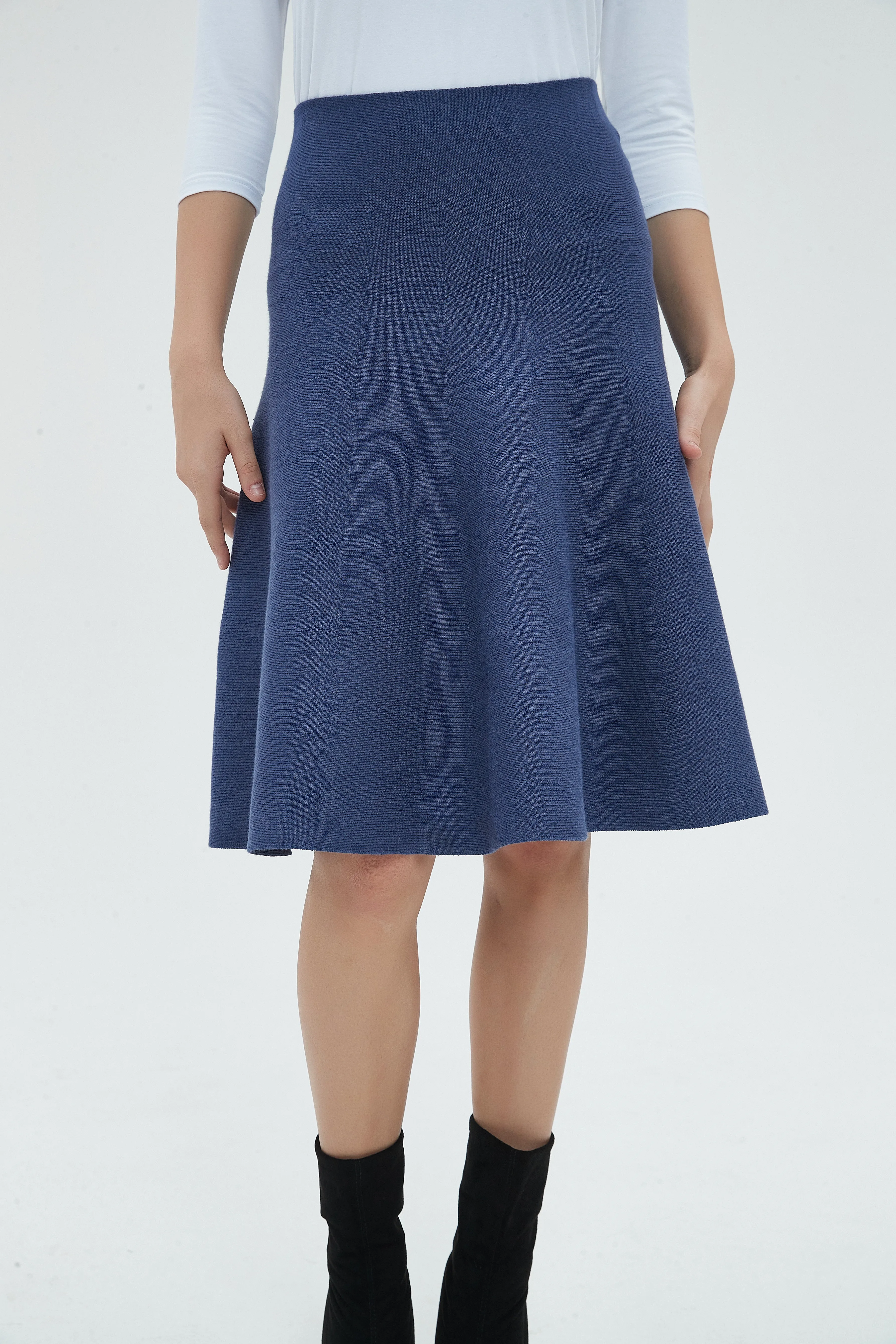 AMAZING  MM SKIRT - INDIGO DENIM Eco Friendly Dye