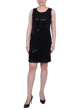 HighNeck Sequined Bolero Jacket And Dress