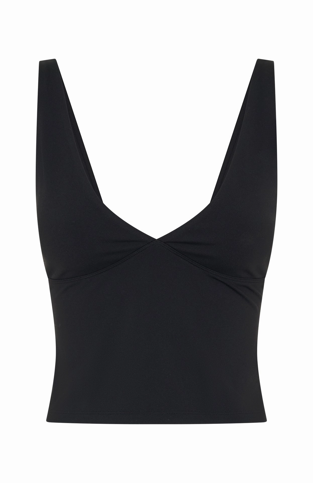 Too Strong Crop Black OversizedSilhouette Ergonomic Fit Design