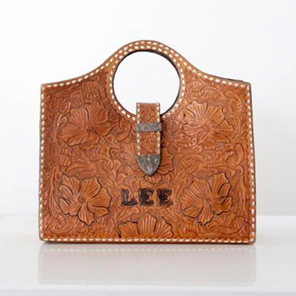 ADBG383 American Darling Hand Tooled Genuine Leather Women Bag Western Handbag Purse