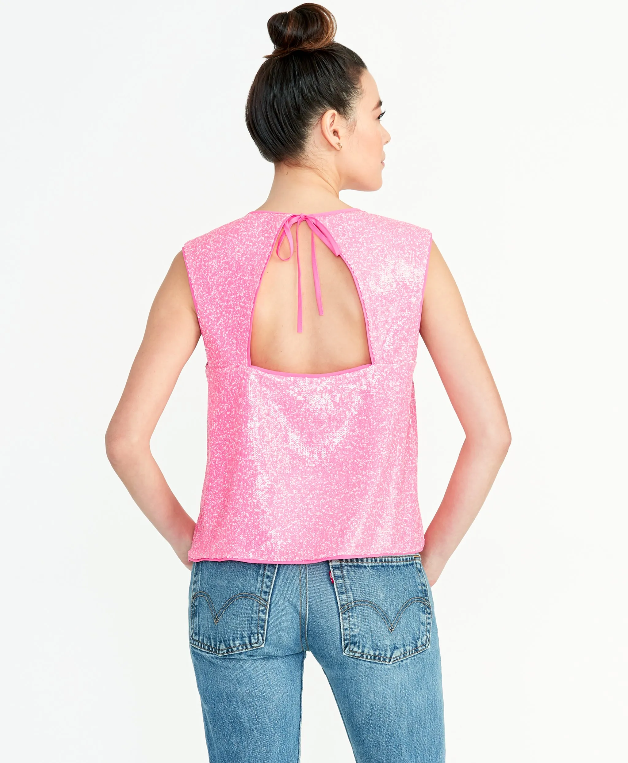 Addie Sequin Top