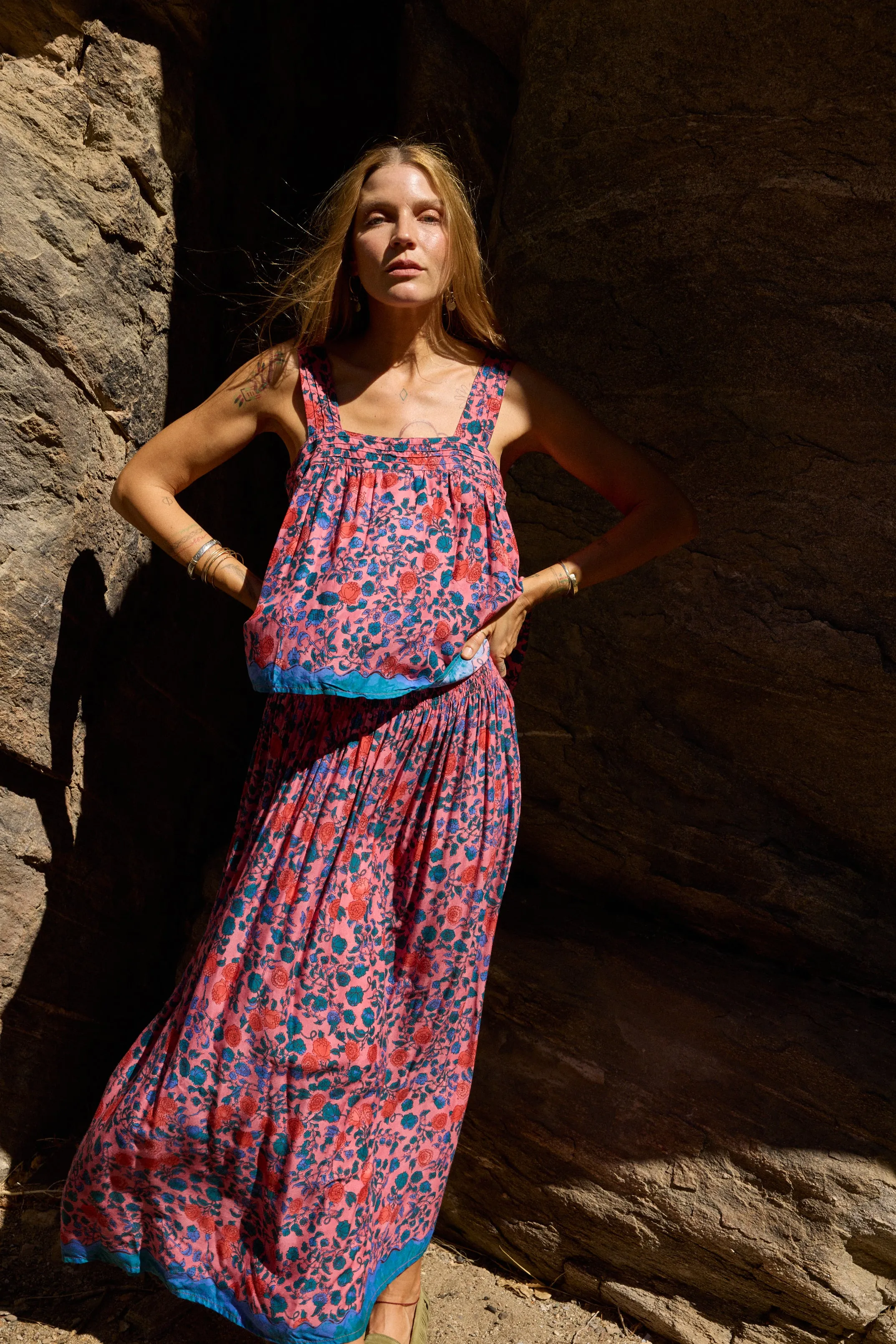 Yarn Dyed Pattern Cloth JASMINE TOP