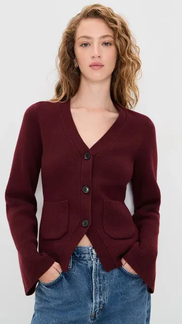 Aeron V-Neck Cardigan Sweater Zero Waste Knitting Technique Warm Touch