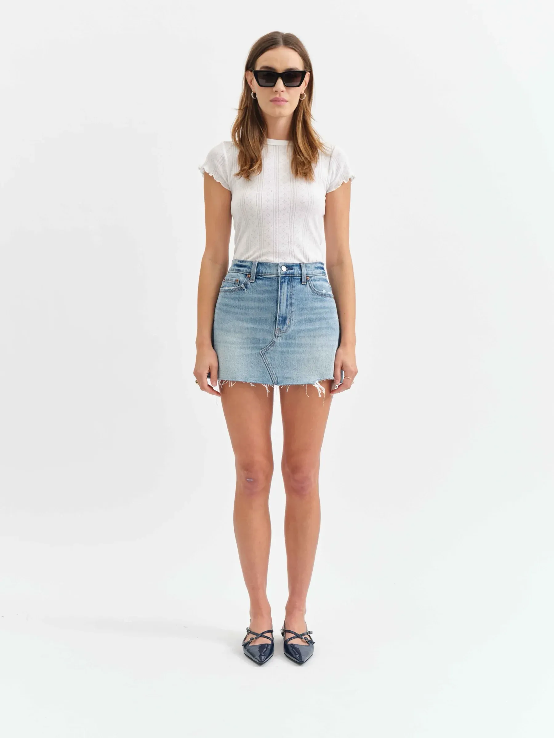 Clean Fit Malibu Mini Skirt - Obviously Vintage