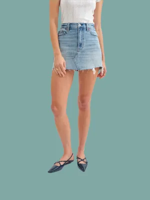 Wearable Art Malibu Mini Skirt - Obviously Vintage