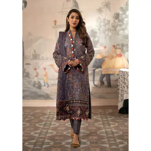Al Zohaib Sun Shine Chikankari Lawn Printed Suit 3Pcs Unstitched Suit - 10