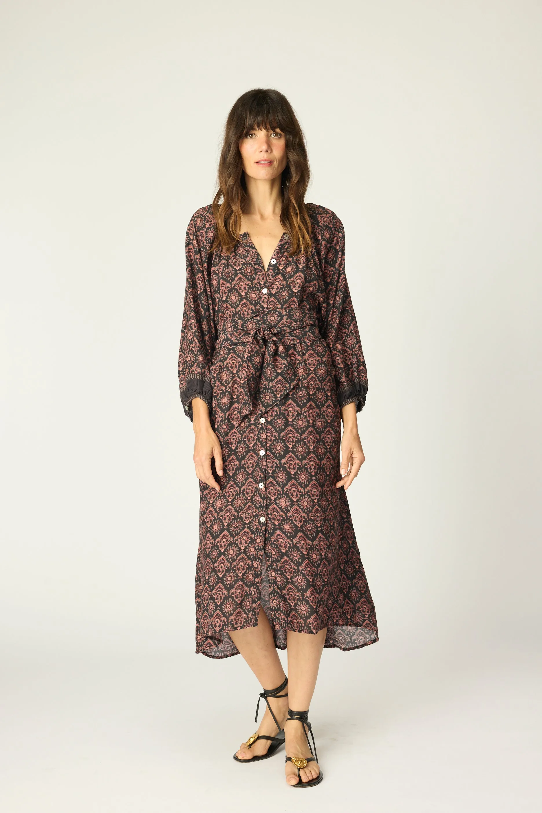 ALEX MIDI WITH SASH Smart touch All-Occasion Wear