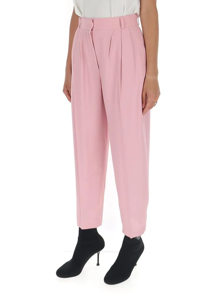 Alexander McQueen Cropped Slim-Fit Trousers