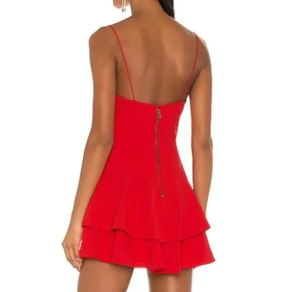 Alice and Olivia Palmira Ruffle Dress