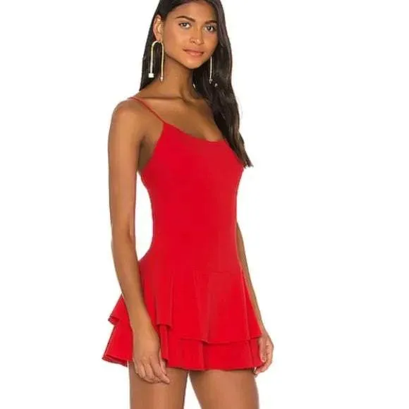 Alice and Olivia Palmira Ruffle Dress