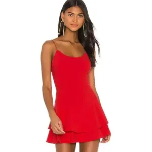 Alice and Olivia Palmira Ruffle Dress