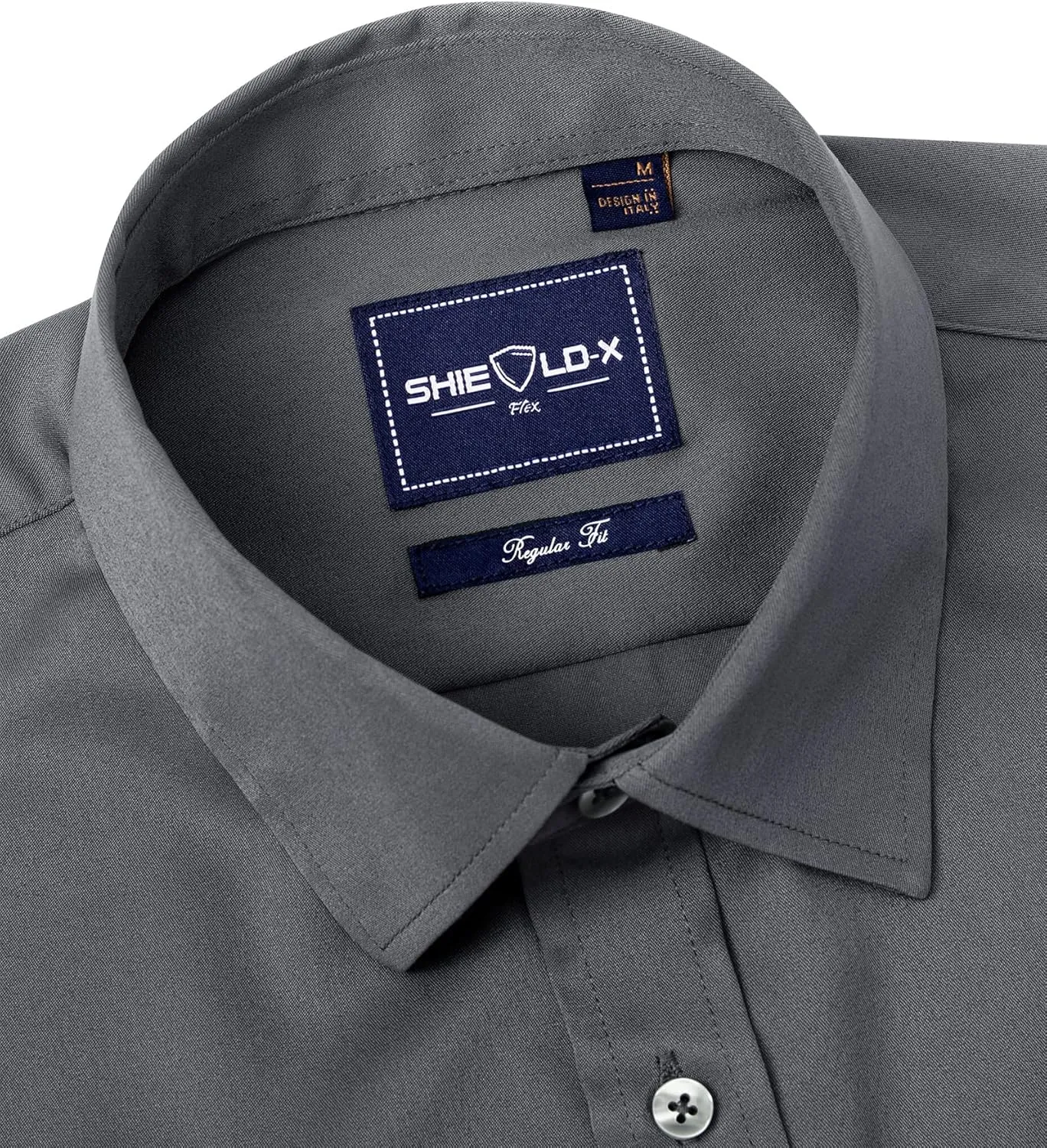 Alimens & Gentle Slim Fit Mens Dress Shirts Long Sleeve Dress Shirts for Men Stain Sheild Button Down Shirt Men Big